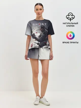 Женская пижама с шортами / Ghost of Tsushima