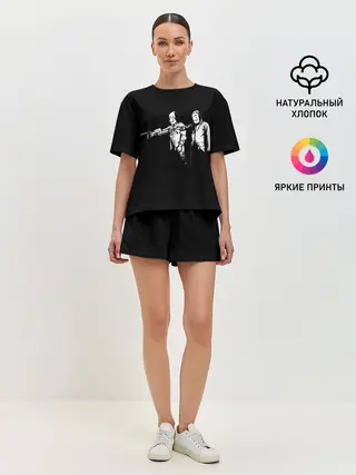 Женская пижама с шортами / Бумажный Дом