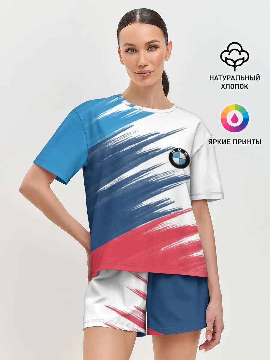 Женская пижама с шортами / BMW