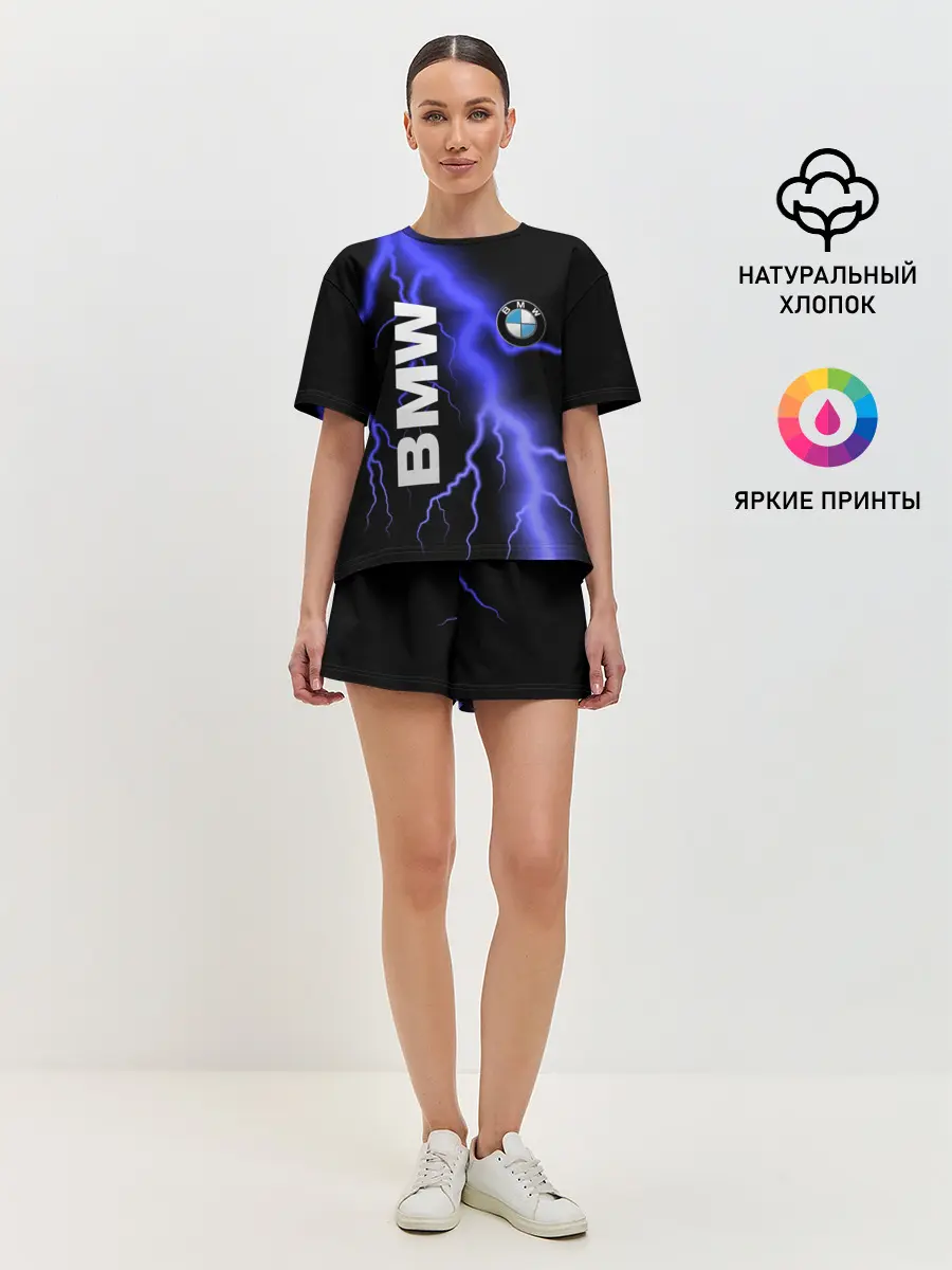 Женская пижама с шортами / BMW