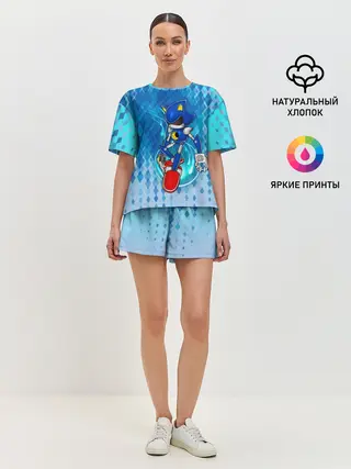 Женская пижама с шортами / Metal Sonic