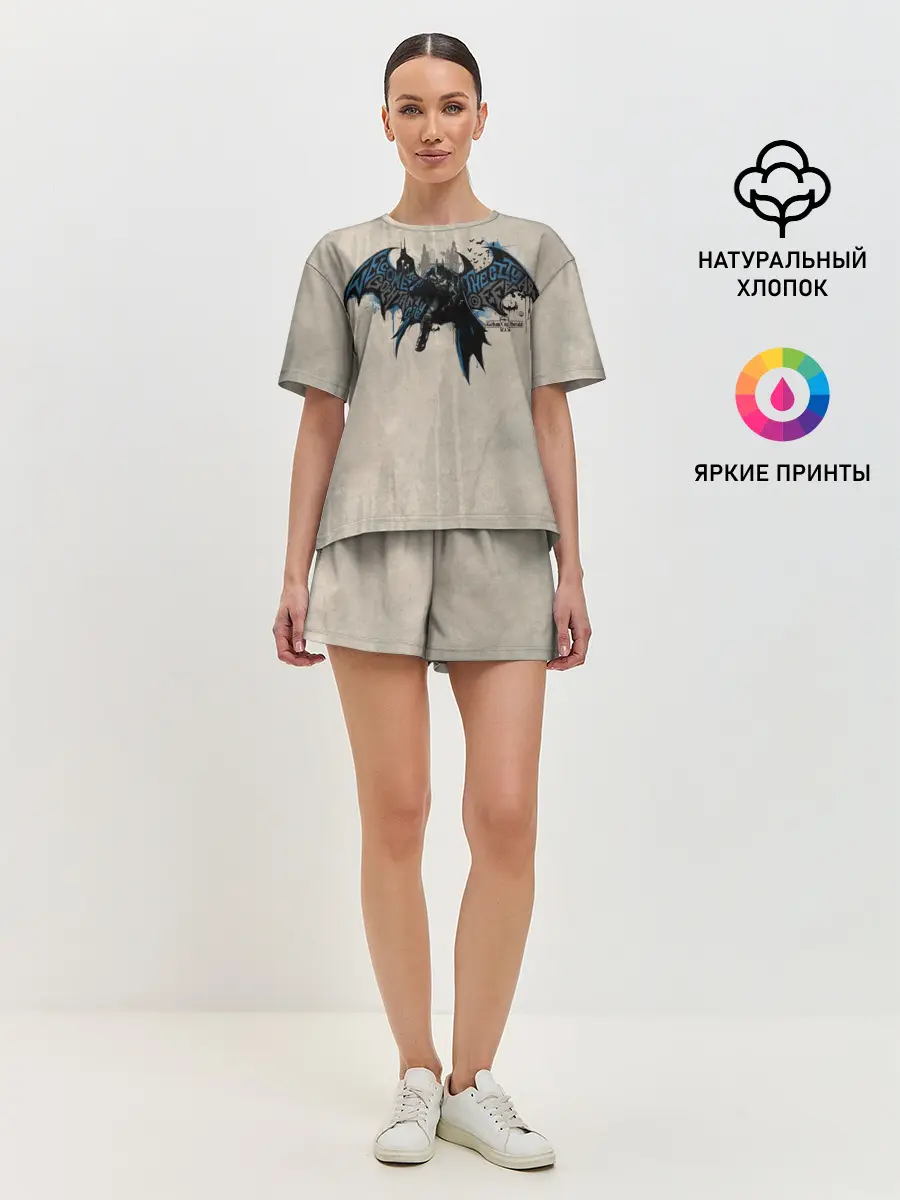 Женская пижама с шортами / Batman: Arkham Knight