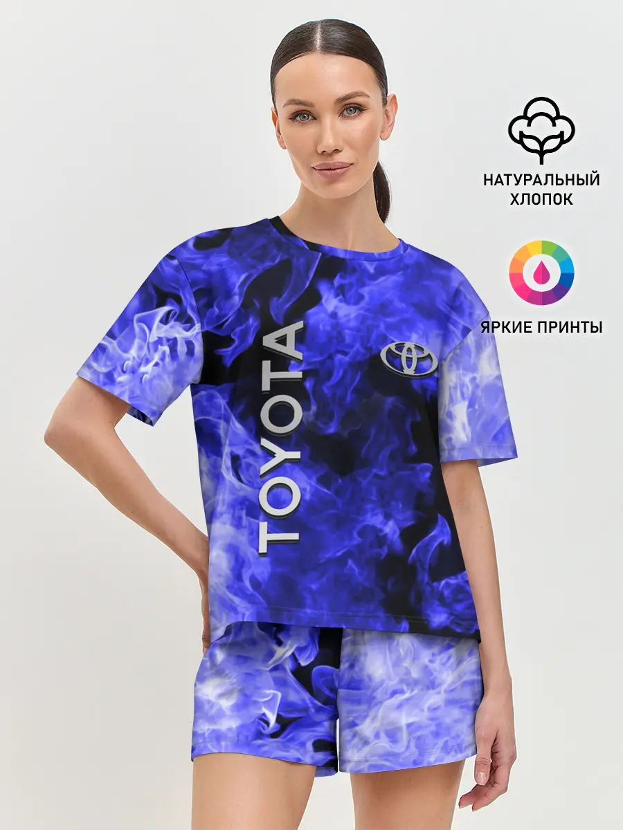 Женская пижама с шортами / TOYOTA