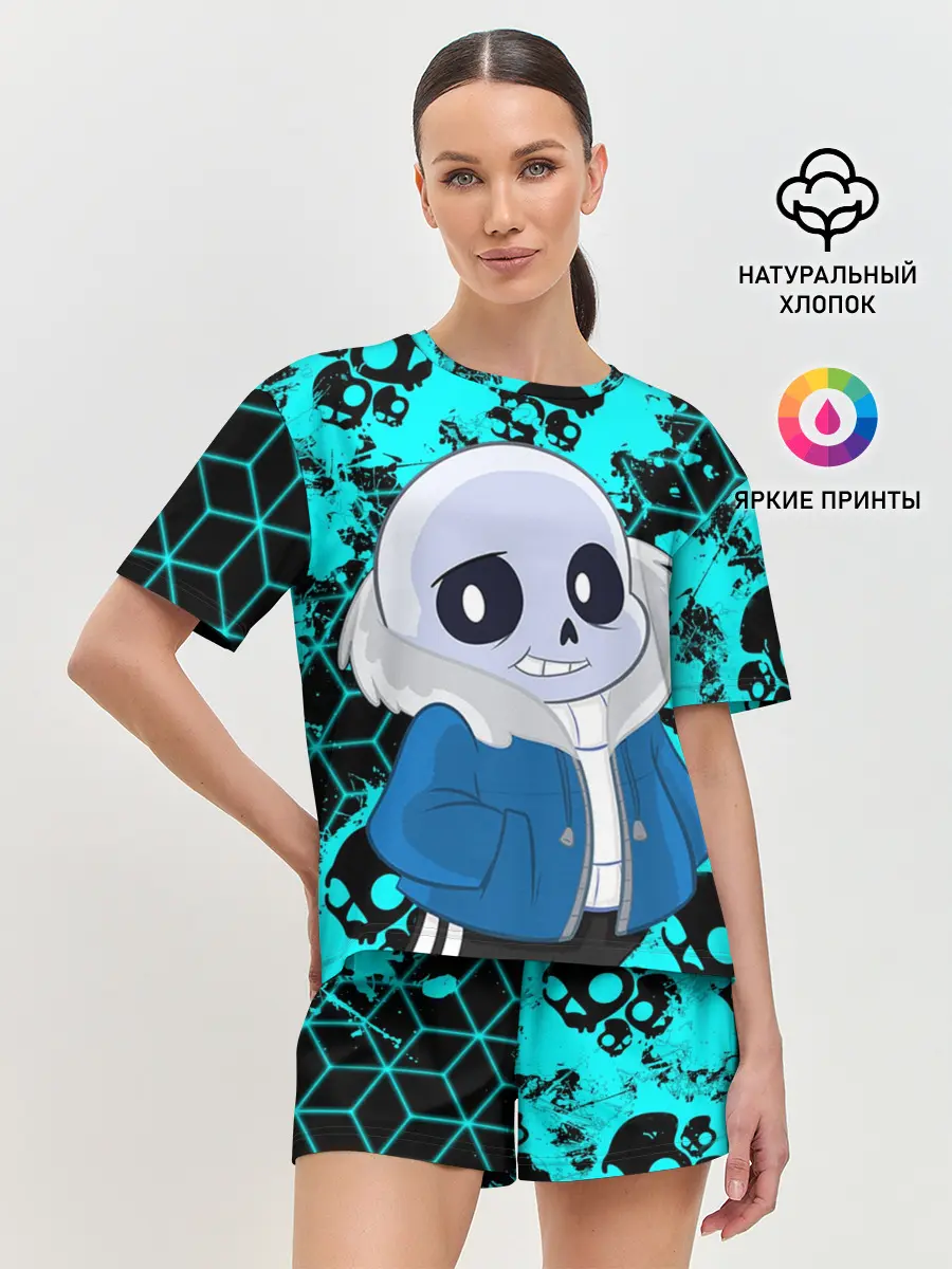 Женская пижама с шортами / Sans | Санс