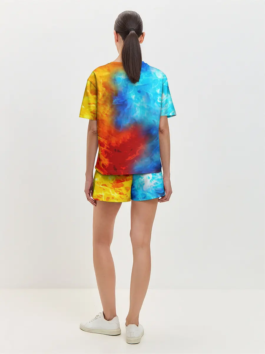 Женская пижама с шортами / Sans | Огни