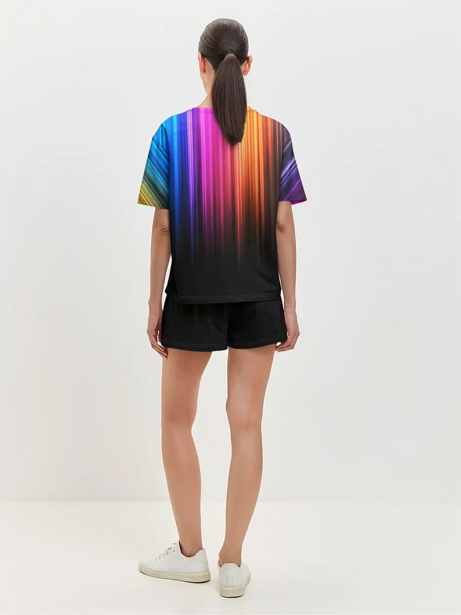 Женская пижама с шортами / НЕОНОВЫЙ ЦВЕТ