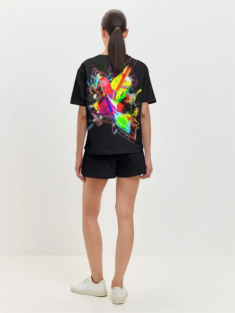 Женская пижама с шортами / УЛИЧНЫЙ СТИЛЬ