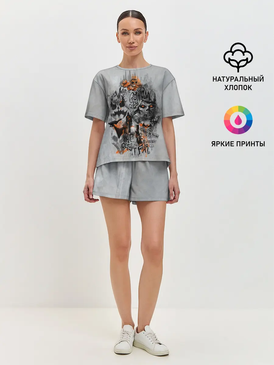 Женская пижама с шортами / City Of Fear