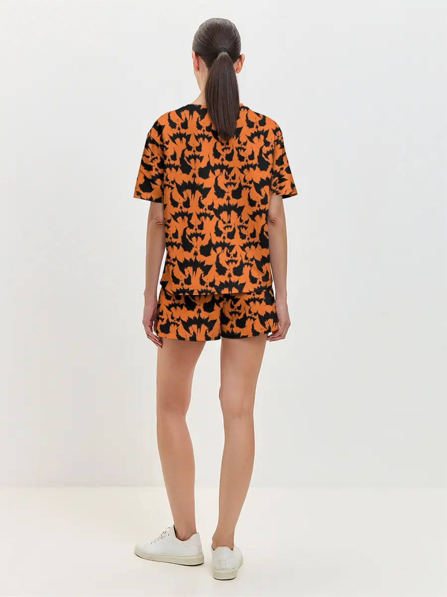 Женская пижама с шортами / Scarecrow pattern