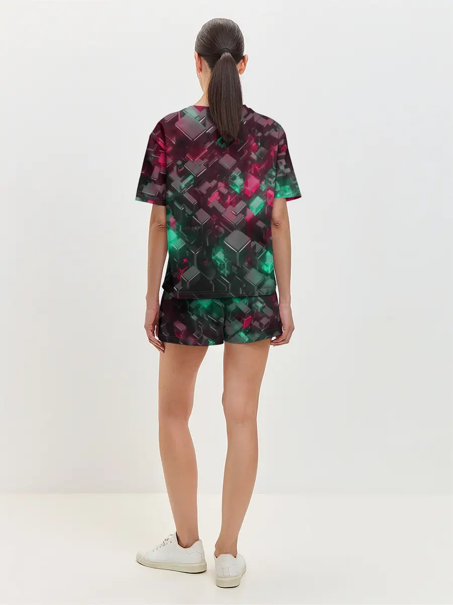 Женская пижама с шортами / ABSTRACTION