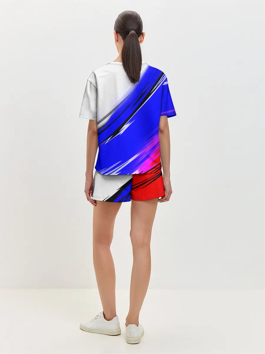 Женская пижама с шортами / Патриот России