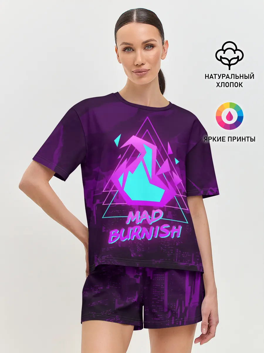 Женская пижама с шортами / PROMARE MAD BURNISH