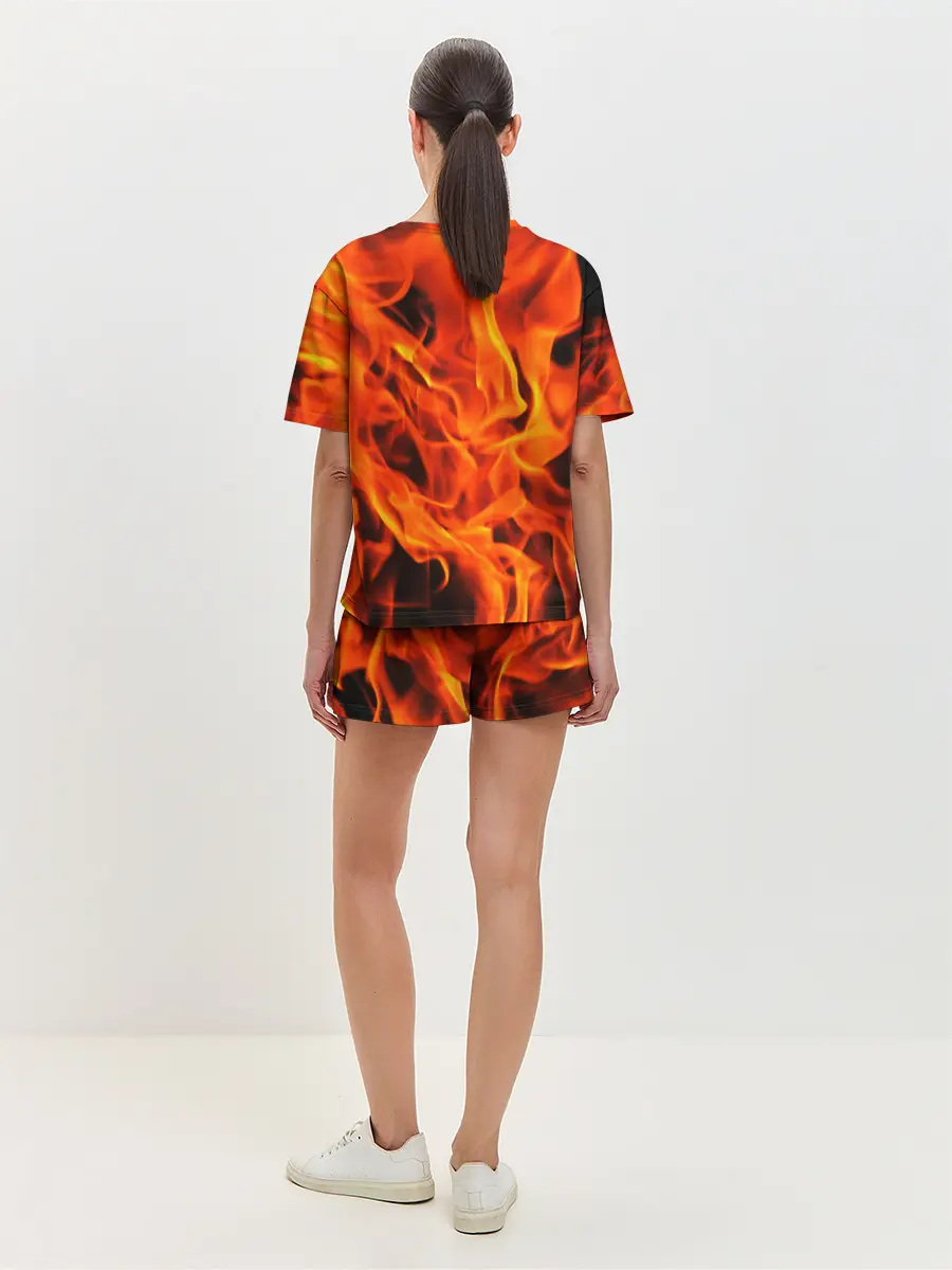 Женская пижама с шортами / ОГОНЬ