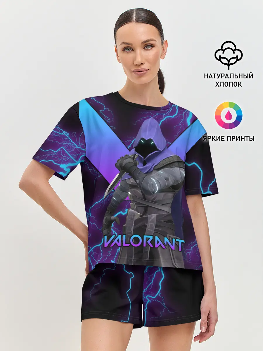 Женская пижама с шортами / VALORANT OMEN