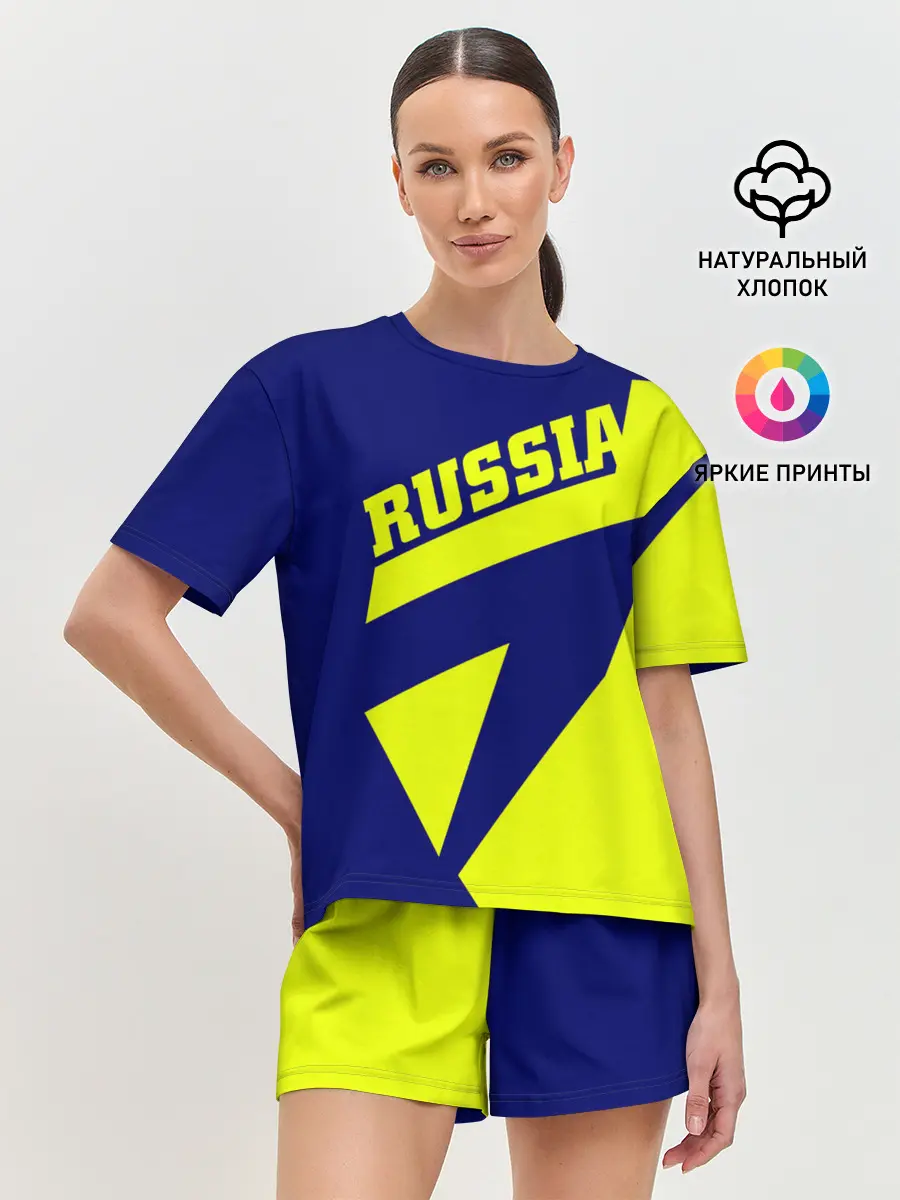 Женская пижама с шортами / Russia