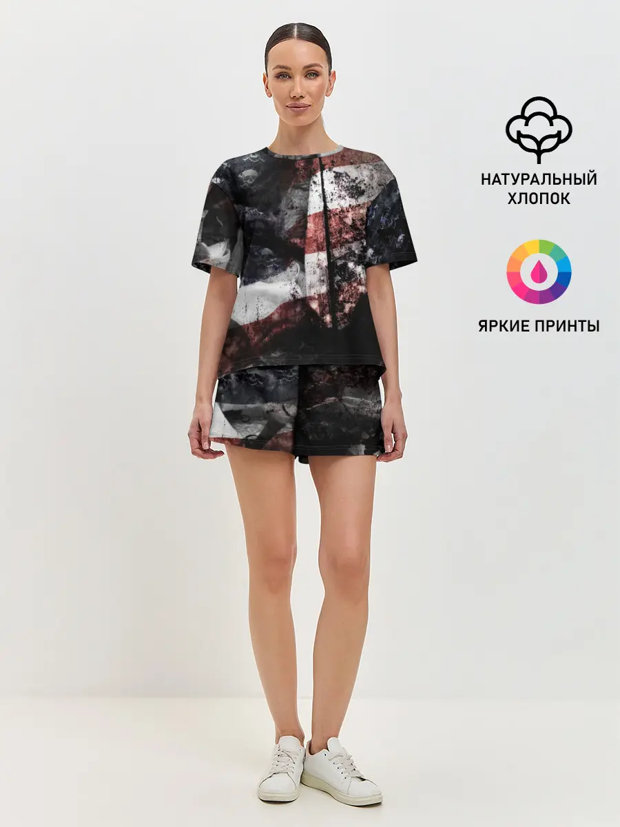 Женская пижама с шортами / США