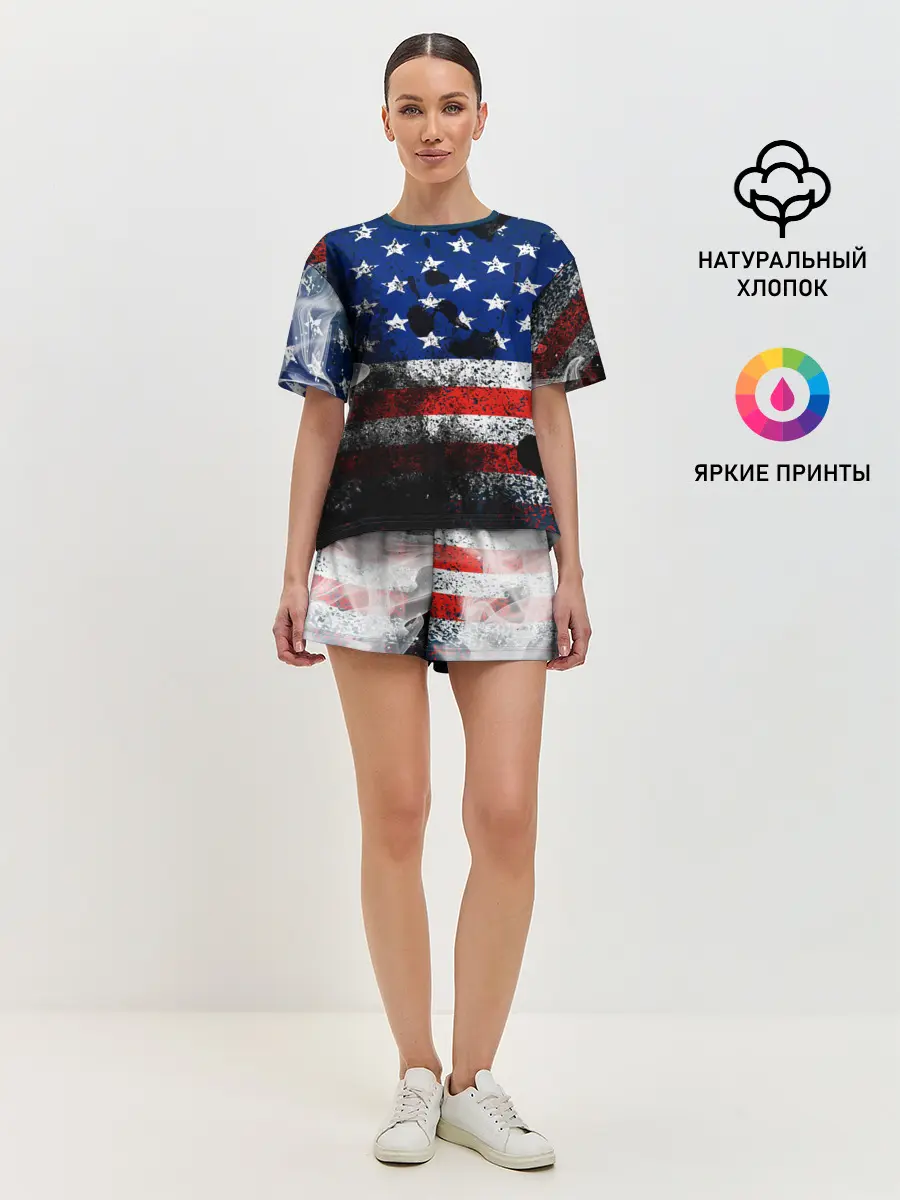 Женская пижама с шортами / США