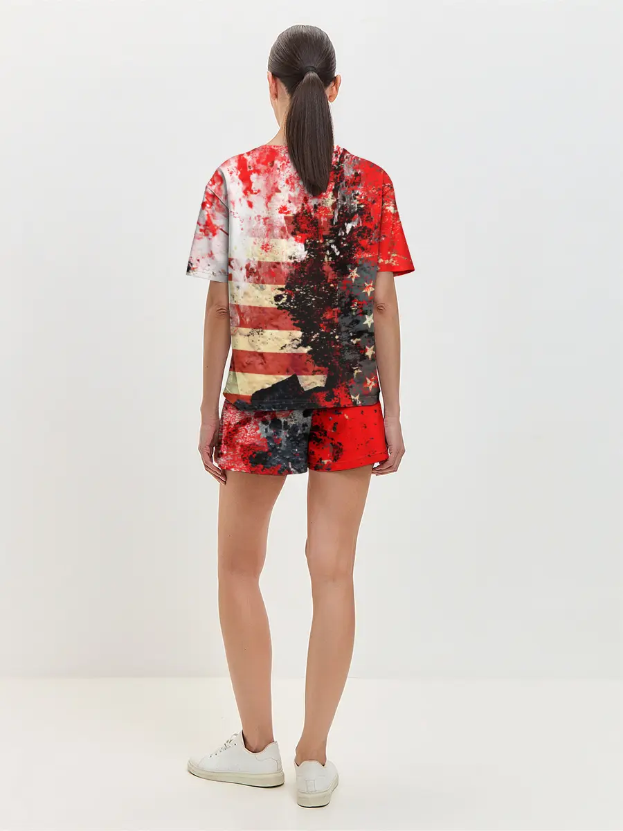 Женская пижама с шортами / США