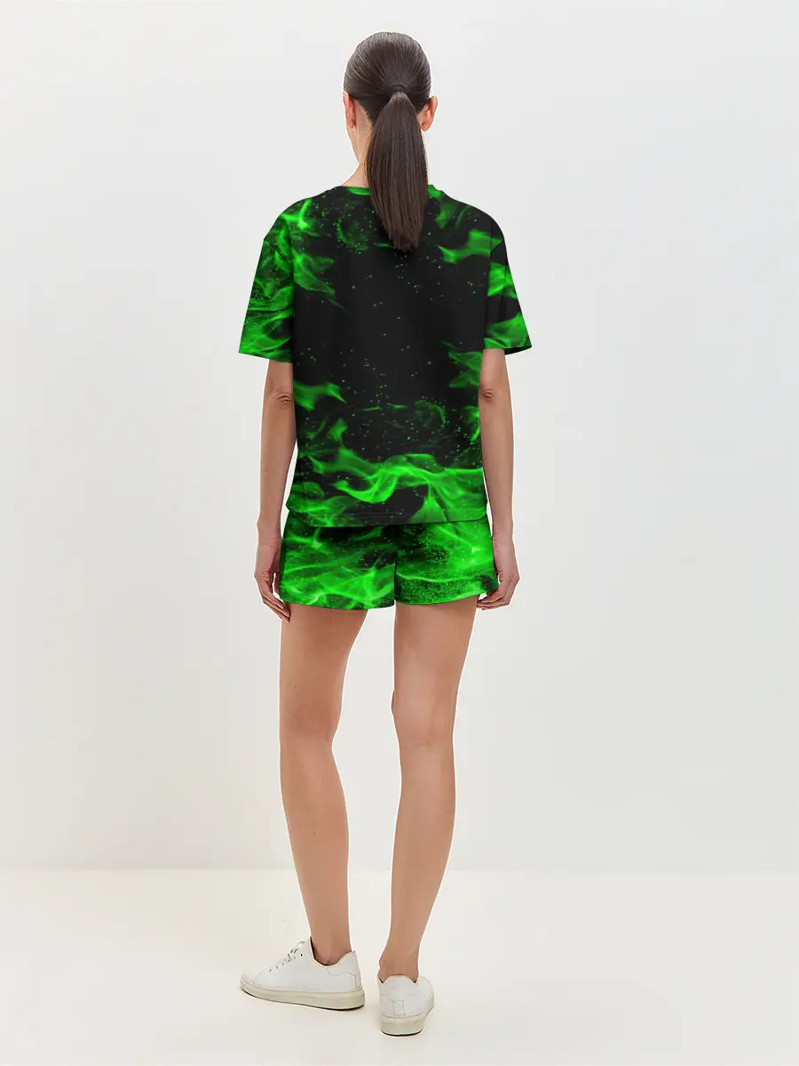 Женская пижама с шортами / MINECRAFT CREEPER