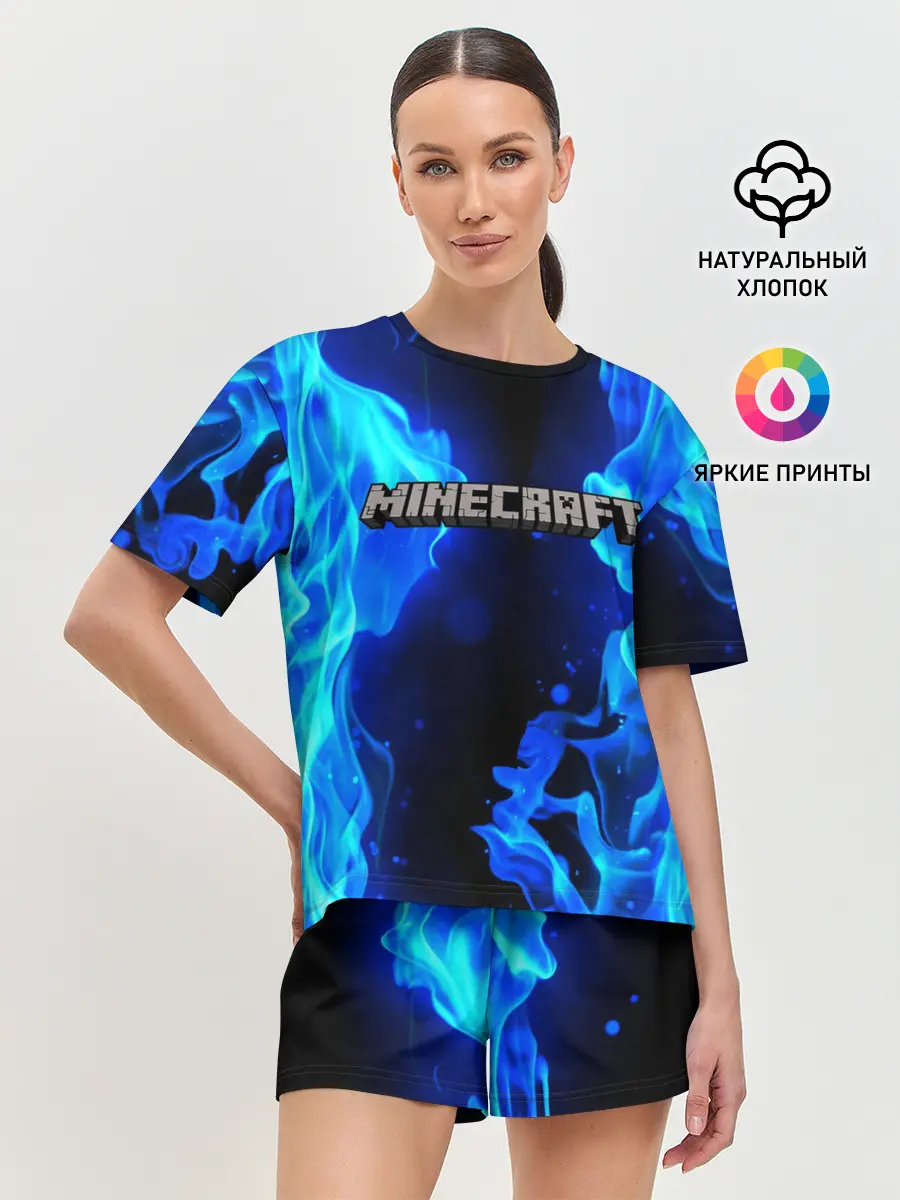 Женская пижама с шортами / MINECRAFT