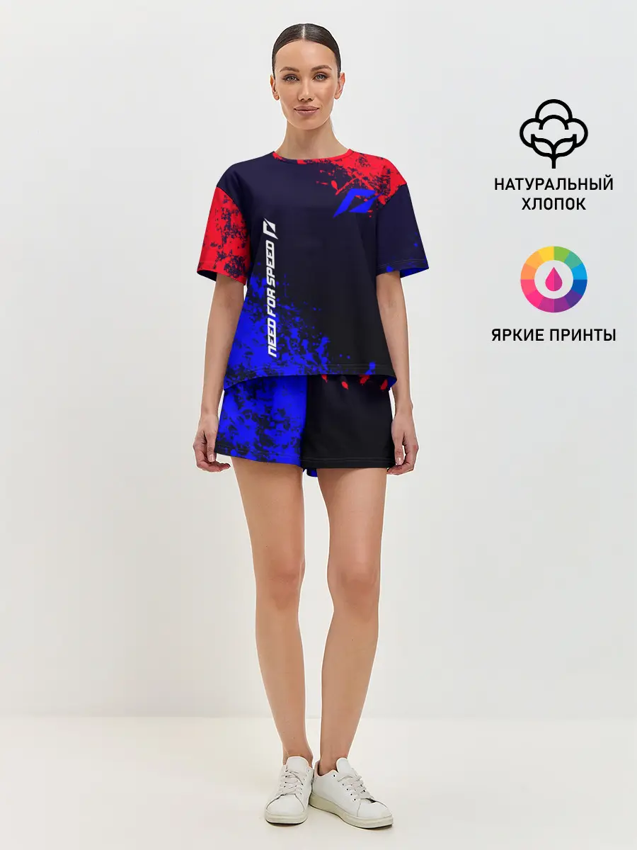 Женская пижама с шортами / Need for speed Shift