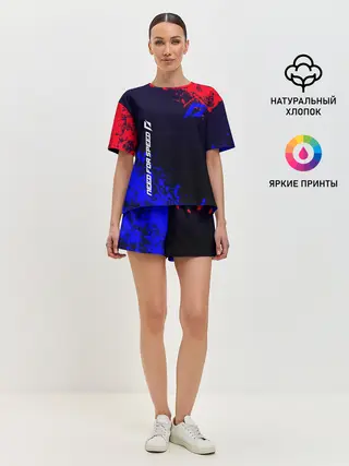 Женская пижама с шортами / Need for speed Shift
