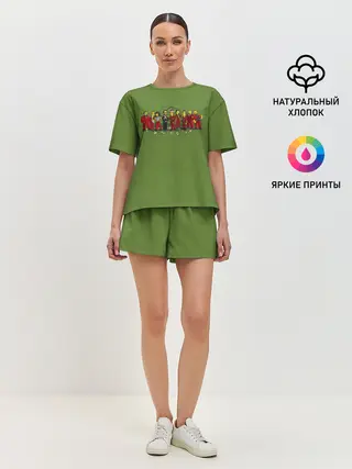 Женская пижама с шортами / БУМАЖНЫЙ ДОМ