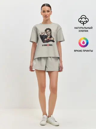 Женская пижама с шортами / БУМАЖНЫЙ ДОМ