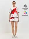 Женская пижама с шортами / GEOMETRY RED