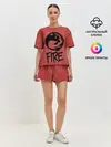 Женская пижама с шортами / Emblems Fire
