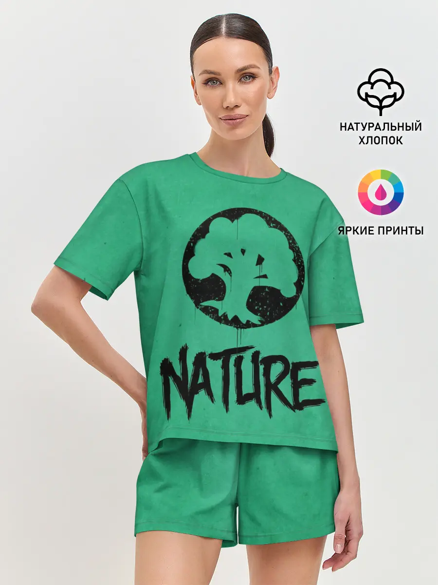 Женская пижама с шортами / Emblems Nature