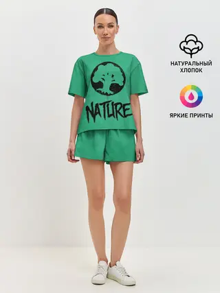 Женская пижама с шортами / Emblems Nature