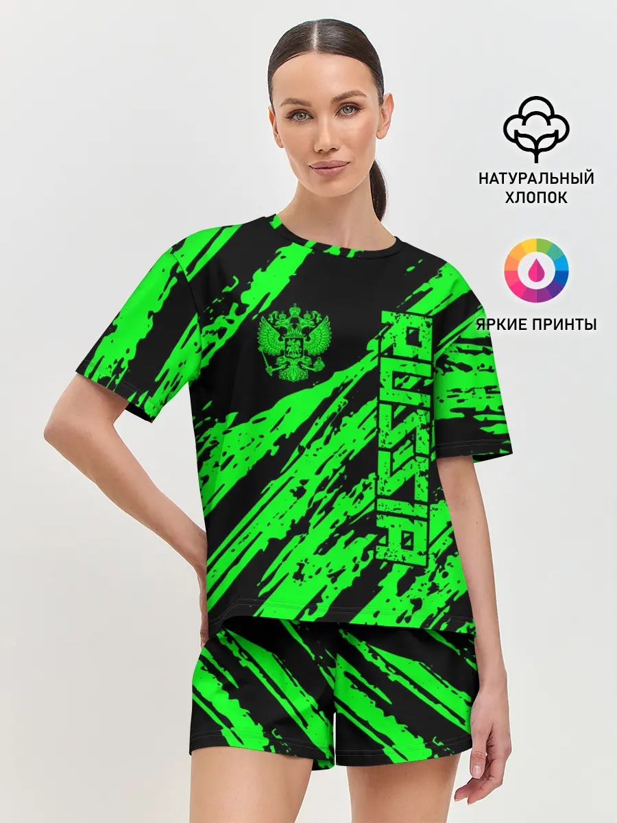 Женская пижама с шортами / Russia