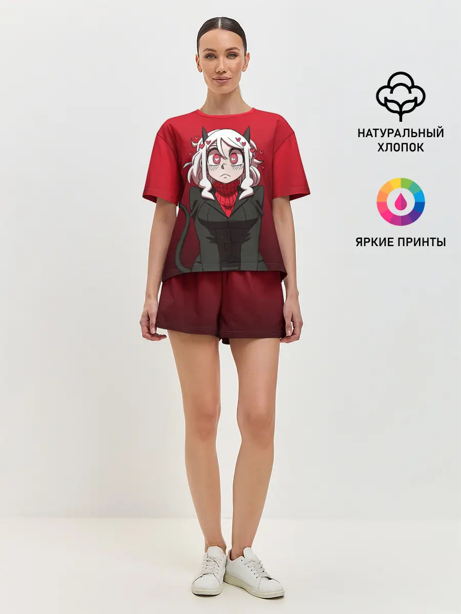 Женская пижама с шортами / HELLTAKER MODEUS