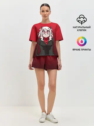 Женская пижама с шортами / HELLTAKER MODEUS