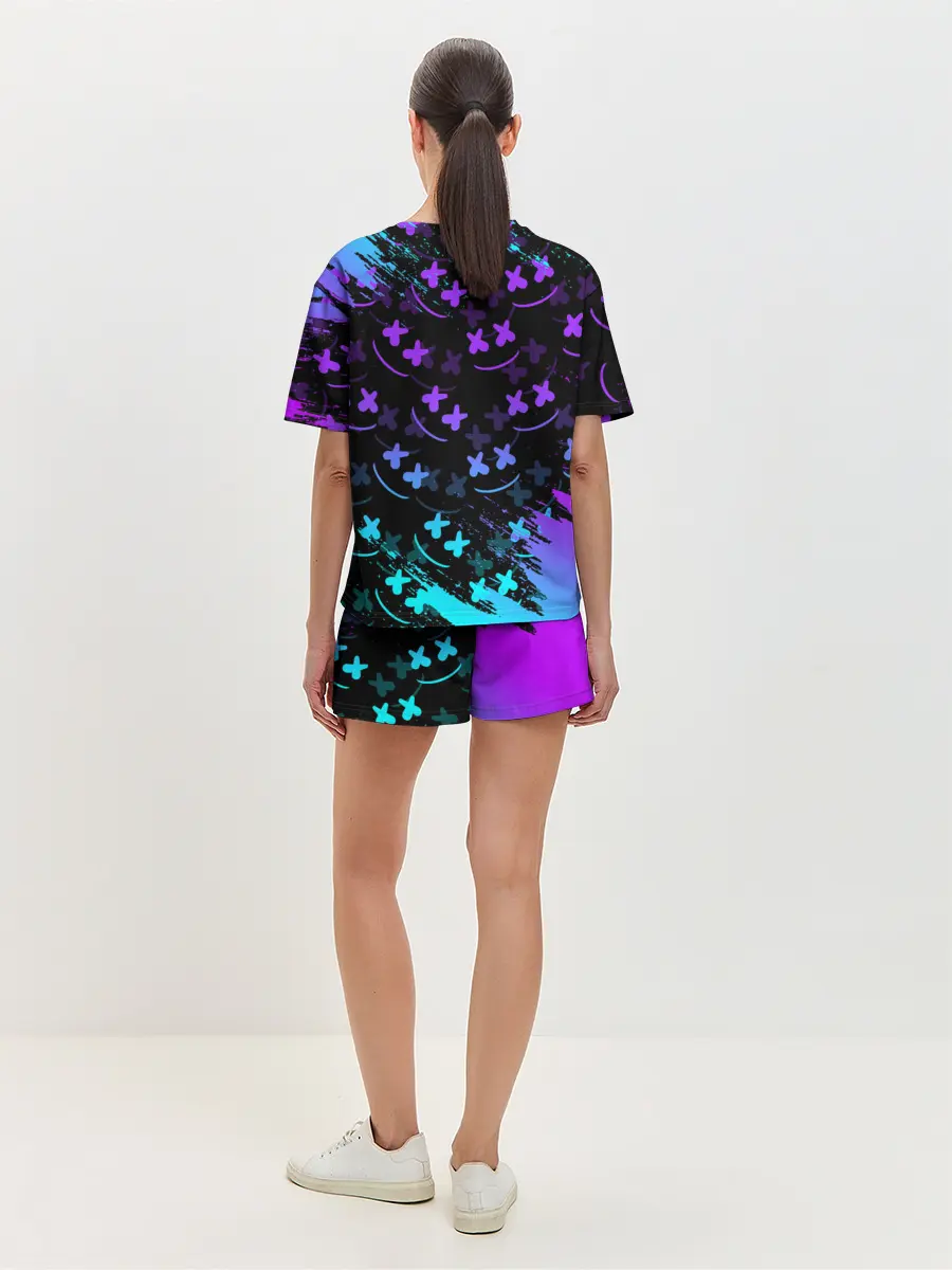 Женская пижама с шортами / FORTNITE x MARSHMELLO