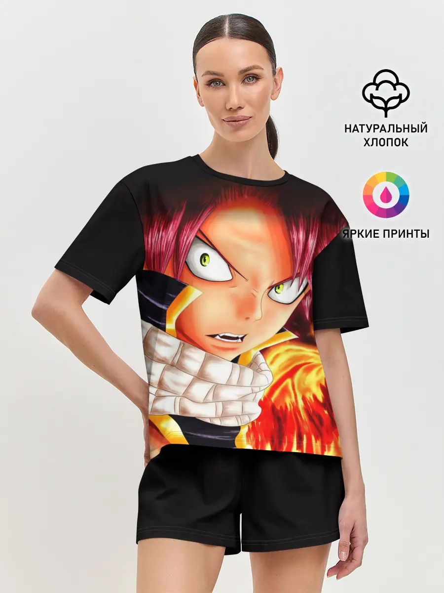 Женская пижама с шортами / Нацу Хвост Феи