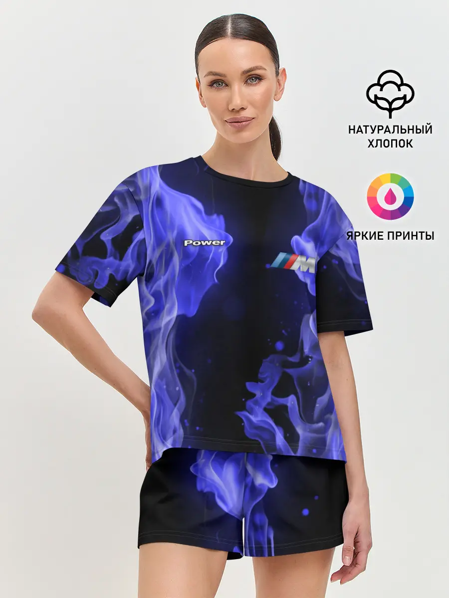 Женская пижама с шортами / BMW FIRE