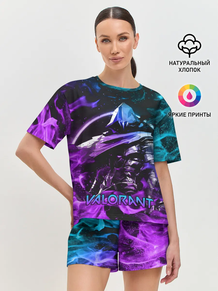 Женская пижама с шортами / VALORANT OMEN