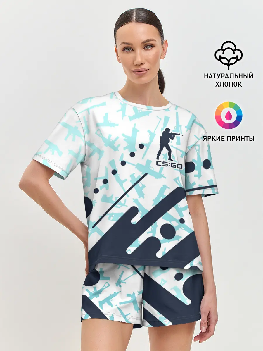 Женская пижама с шортами / CS GO | КС ГО