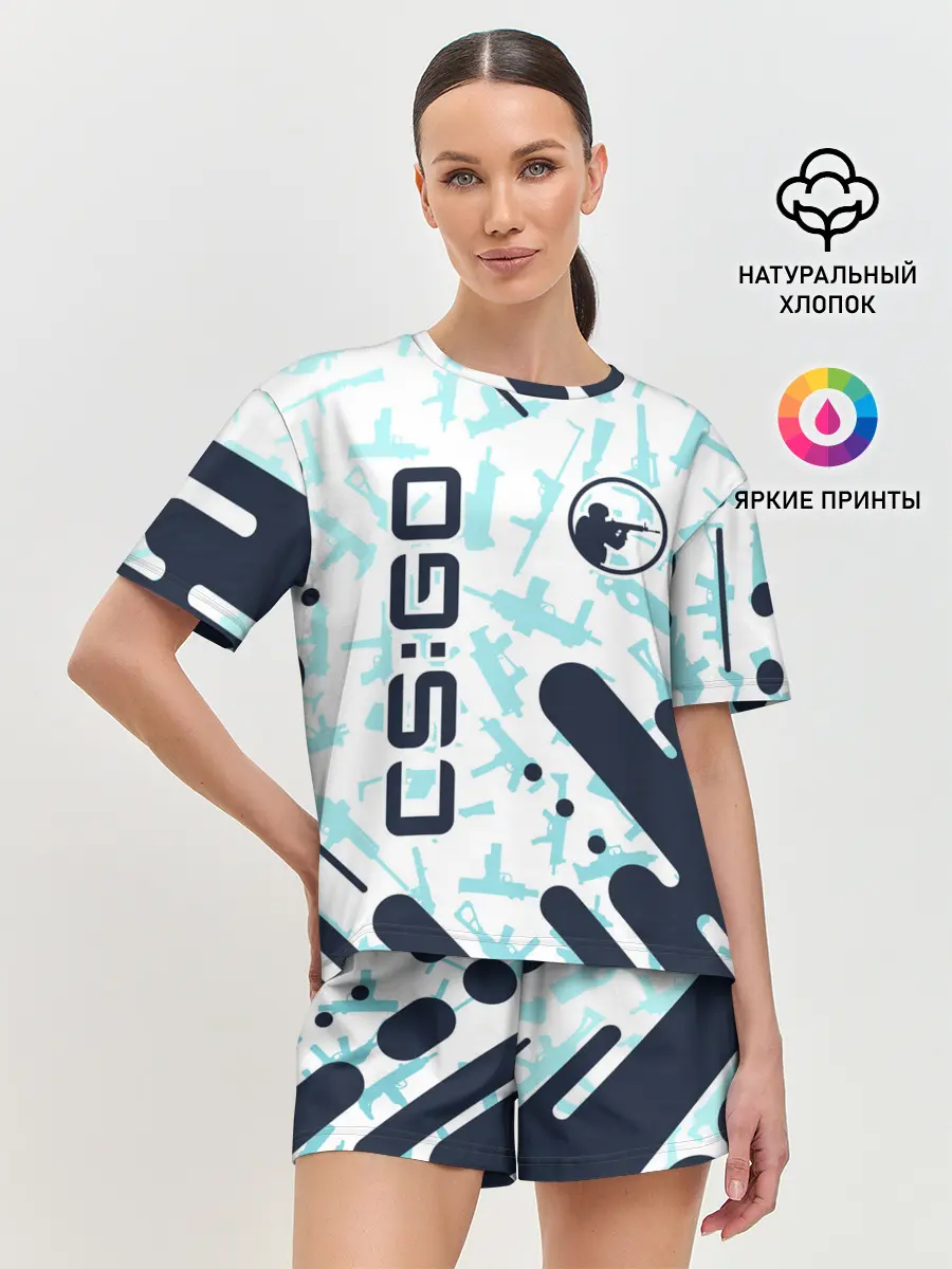 Женская пижама с шортами / CS GO | КС ГО