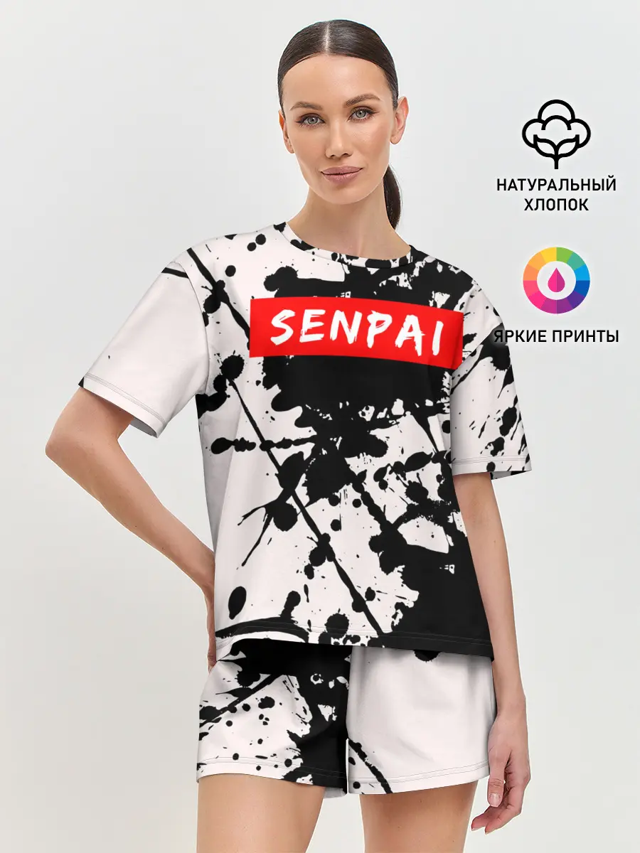 Женская пижама с шортами / SENPAI