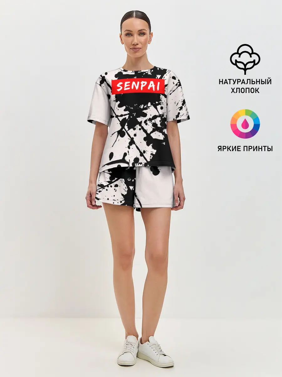 Женская пижама с шортами / SENPAI
