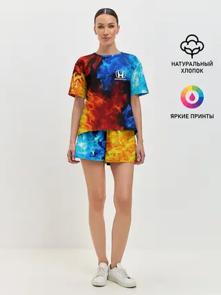 Женская пижама с шортами / HONDA