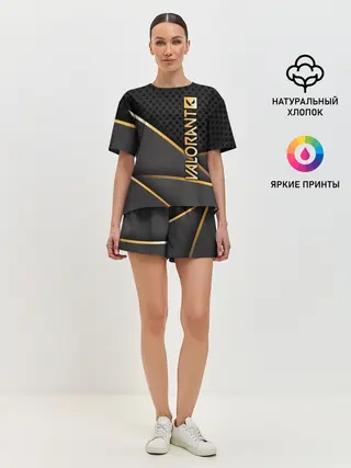 Женская пижама с шортами / Valorant