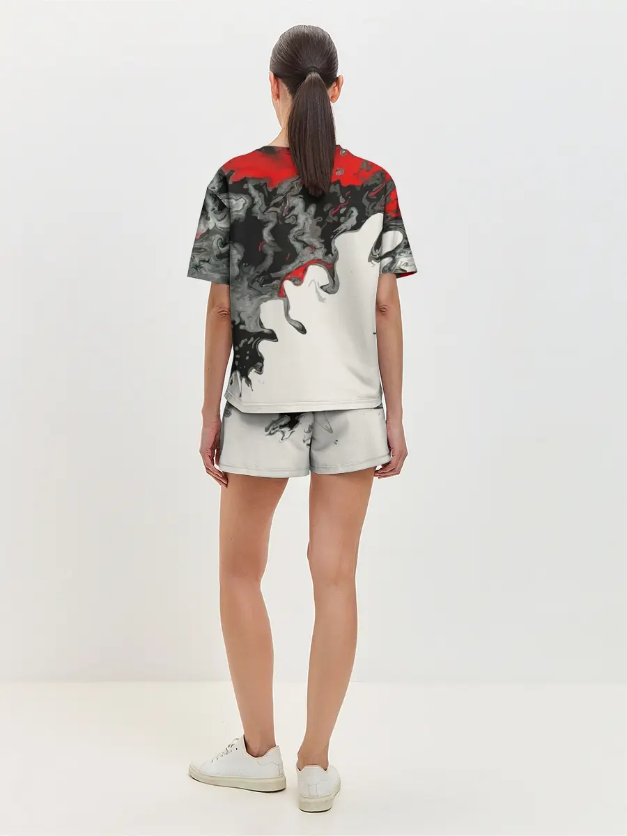 Женская пижама с шортами / Abstraction