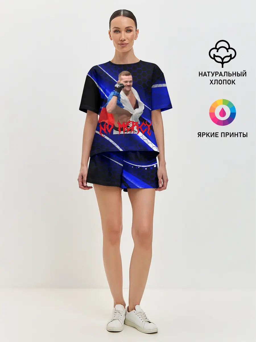 Женская пижама с шортами / No mercy | Petr Yan