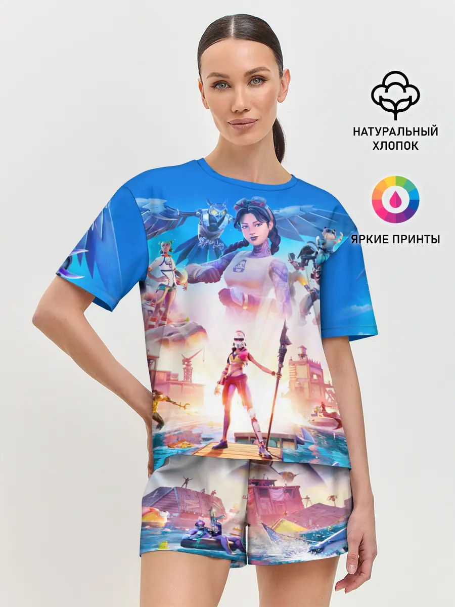 Женская пижама с шортами / FORTNITE