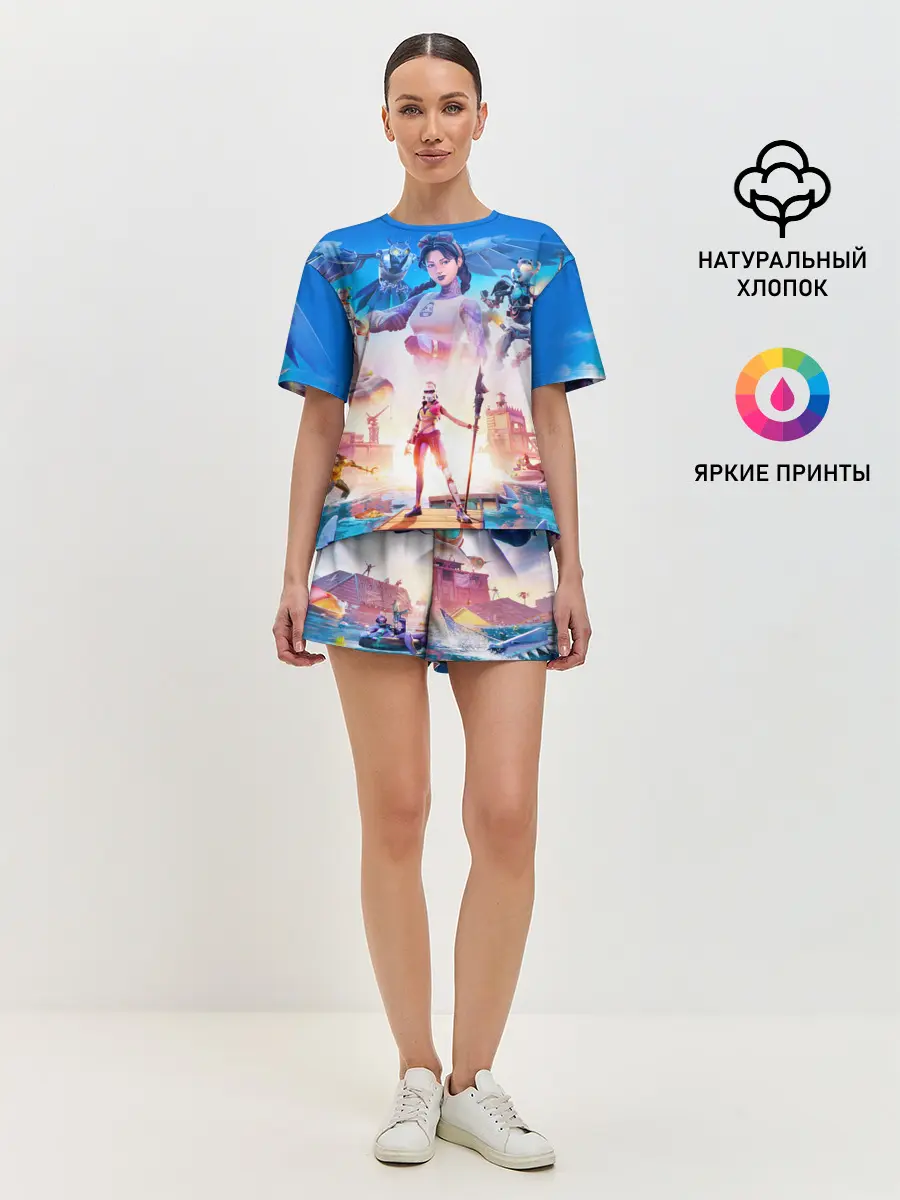 Женская пижама с шортами / FORTNITE