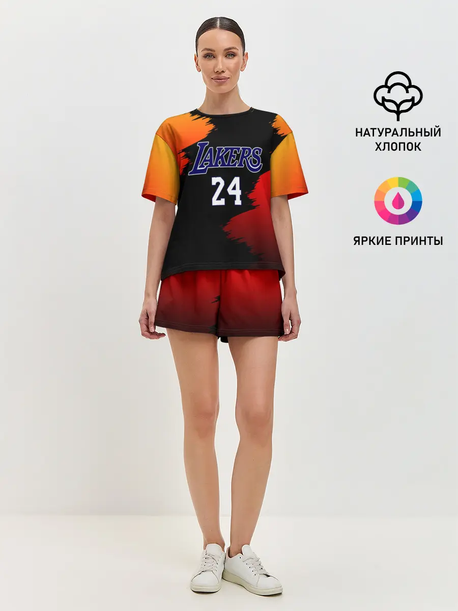 Женская пижама с шортами / Los Angeles Lakers / Kobe Brya